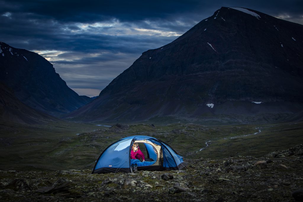 Camping in the mountains, fjällräven tents, fjallraven tents