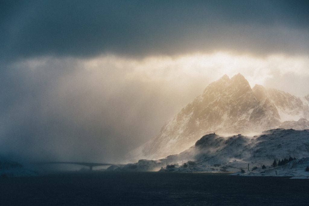 Scenery, dramatic mountains, photo by Daniel Taipale