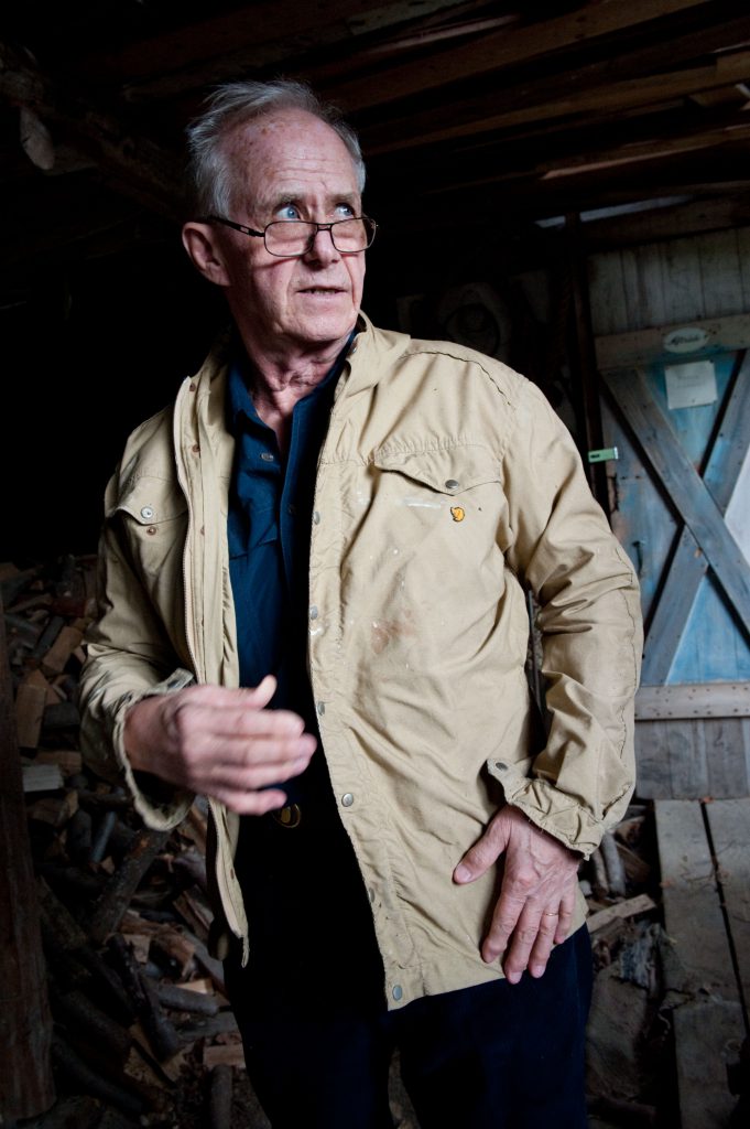 Fjällräven founder, Åke Nordin in his Greenland jacket