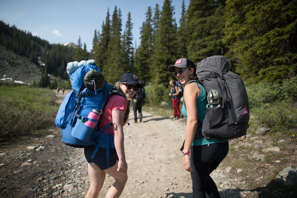Hikers in fjällräven classic, fjällräven backpacks