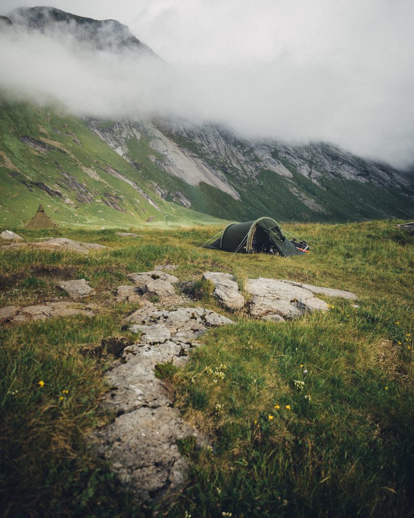 Camping, fjällräven tents 