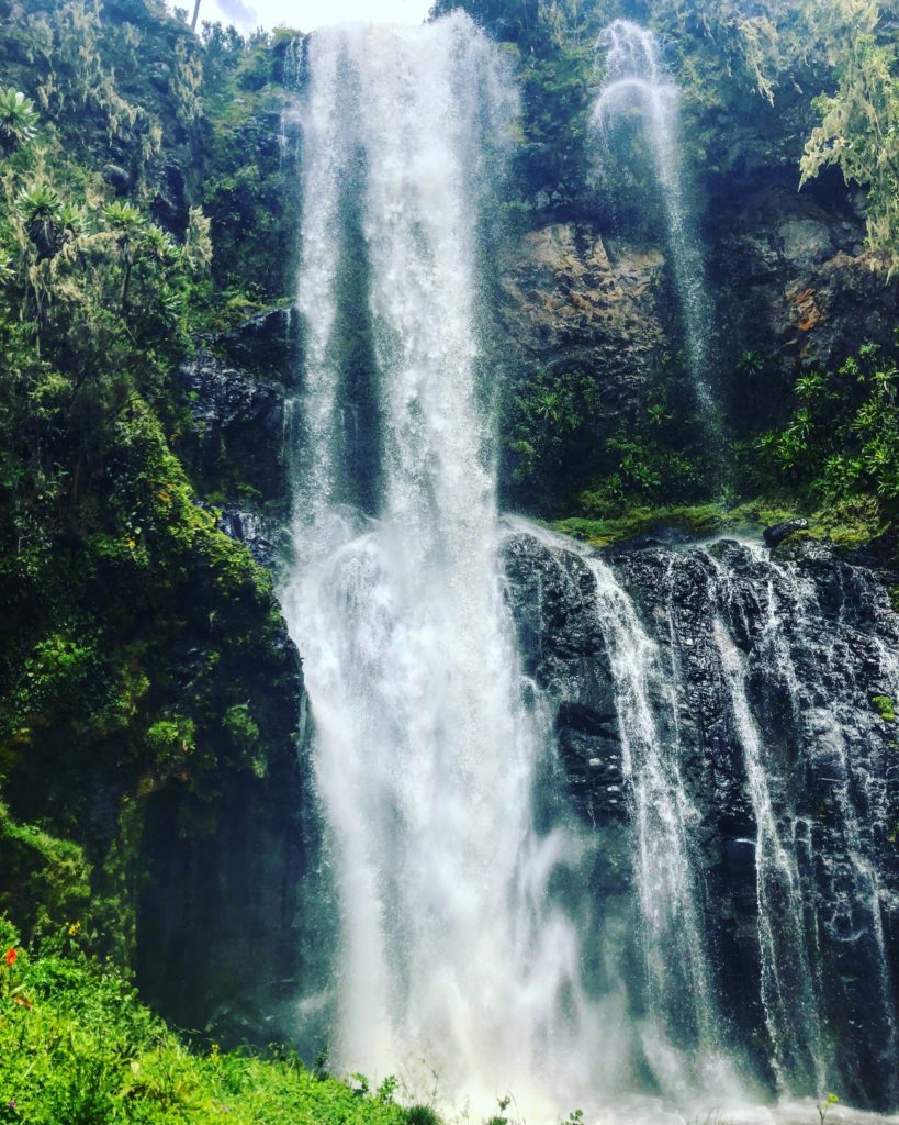 Waterfalls in Mount Kenya National Park