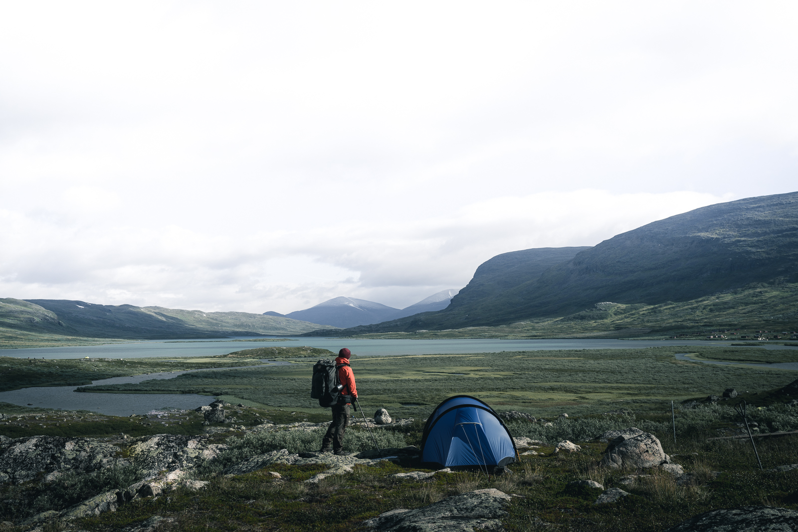 Camping in the Swedish wilderness